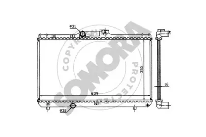 Радиатор, охлаждение двигателя SOMORA купить