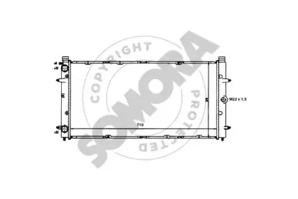 Радиатор, охлаждение двигателя SOMORA купить