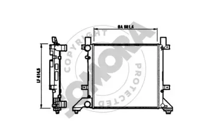 Радиатор, охлаждение двигателя SOMORA купить