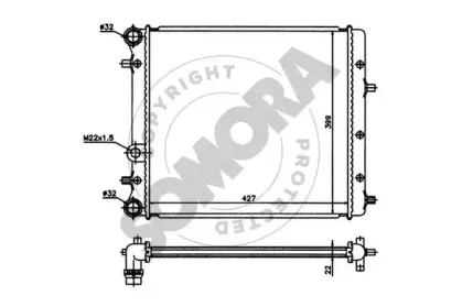 Радиатор, охлаждение двигателя SOMORA купить