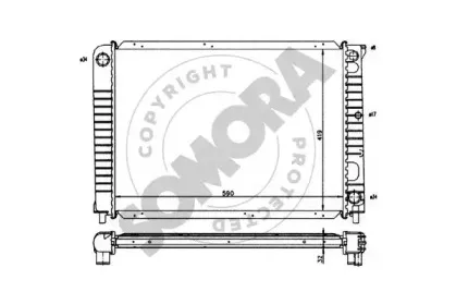 Радиатор, охлаждение двигателя SOMORA купить