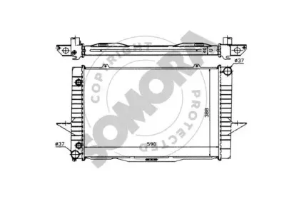 Радиатор, охлаждение двигателя SOMORA купить
