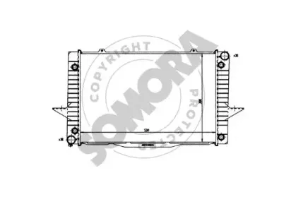 Радиатор, охлаждение двигателя SOMORA купить