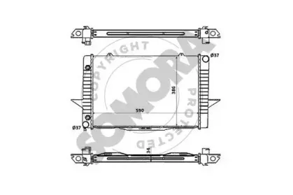 Радиатор, охлаждение двигателя SOMORA купить