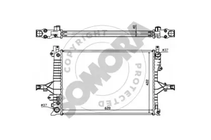 Радиатор, охлаждение двигателя SOMORA купить