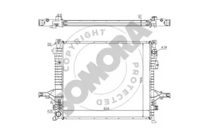 Радиатор, охлаждение двигателя SOMORA купить