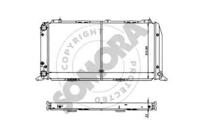 Радиатор, охлаждение двигателя SOMORA купить