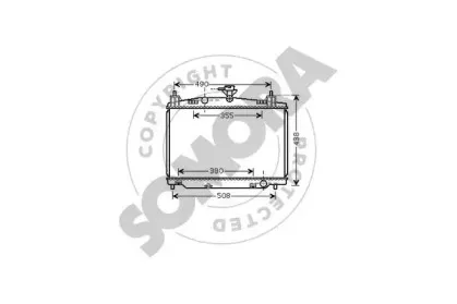 Радиатор, охлаждение двигателя SOMORA купить