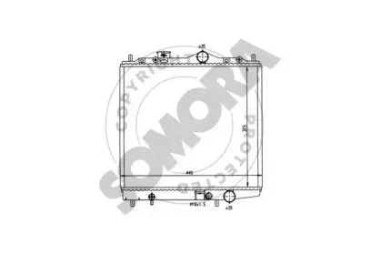 Радиатор, охлаждение двигателя SOMORA купить