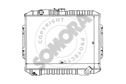 Радиатор, охлаждение двигателя SOMORA купить