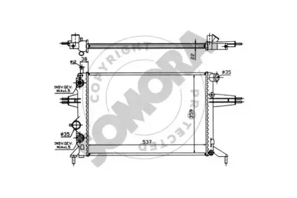 Радиатор, охлаждение двигателя SOMORA купить