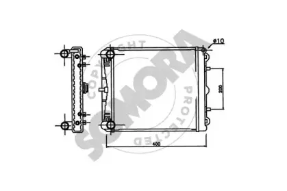 Радиатор, охлаждение двигателя SOMORA купить