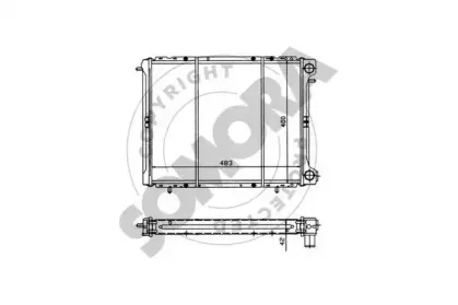 Радиатор, охлаждение двигателя SOMORA купить