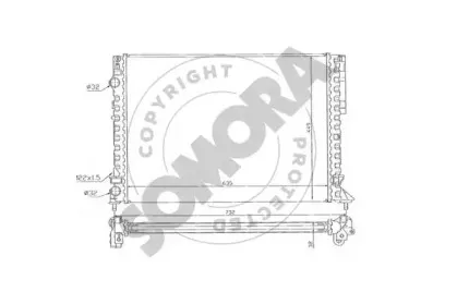 Радиатор, охлаждение двигателя SOMORA купить