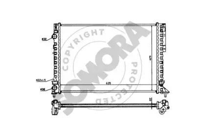 Радиатор, охлаждение двигателя SOMORA купить