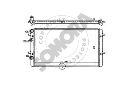 Радиатор, охлаждение двигателя SOMORA купить