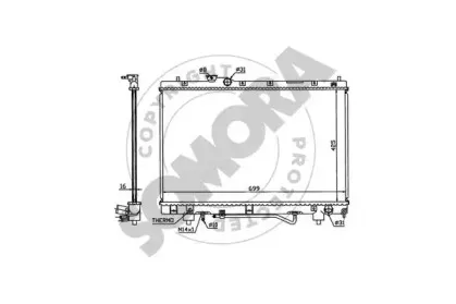 Радиатор, охлаждение двигателя SOMORA купить