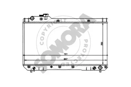 Радиатор, охлаждение двигателя SOMORA купить