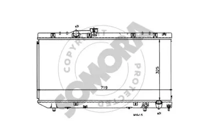 Радиатор, охлаждение двигателя SOMORA купить
