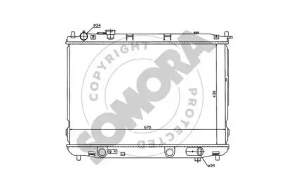 Радиатор, охлаждение двигателя SOMORA купить