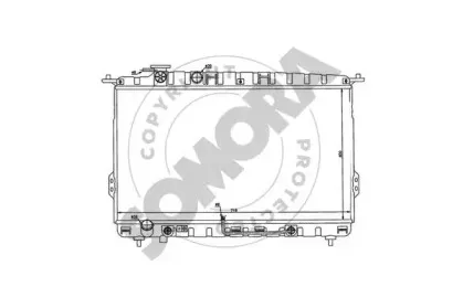 Радиатор, охлаждение двигателя SOMORA купить