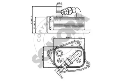 масляный радиатор, двигательное масло SOMORA купить