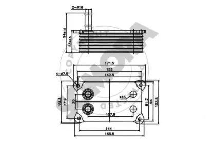 масляный радиатор, двигательное масло SOMORA купить