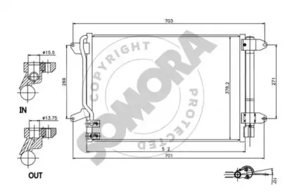 Конденсатор, кондиционер SOMORA купить