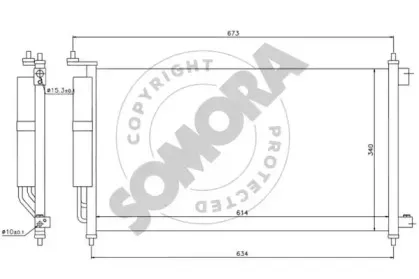 Конденсатор, кондиционер SOMORA купить