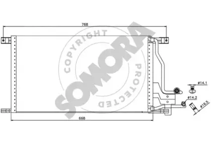 Конденсатор, кондиционер SOMORA купить