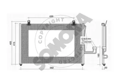 Конденсатор, кондиционер SOMORA купить