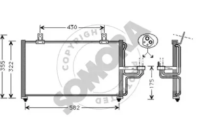 Конденсатор, кондиционер SOMORA купить