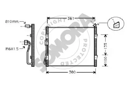 Конденсатор, кондиционер SOMORA купить