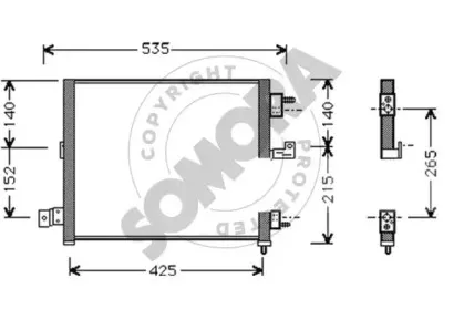 Конденсатор, кондиционер SOMORA купить