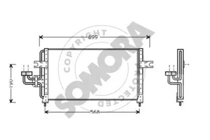 Конденсатор, кондиционер SOMORA купить