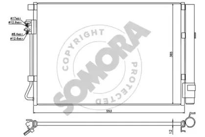 Конденсатор, кондиционер SOMORA купить