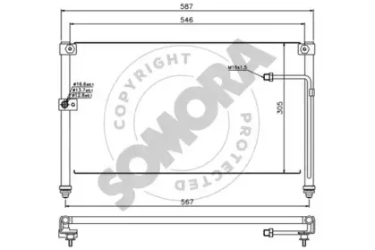 Конденсатор, кондиционер SOMORA купить