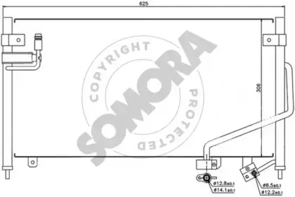 Конденсатор, кондиционер SOMORA купить