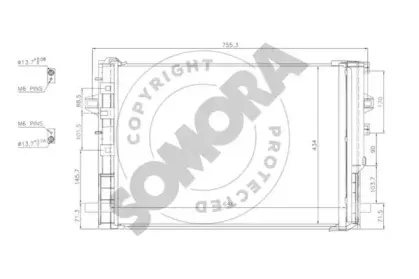 Конденсатор, кондиционер SOMORA купить