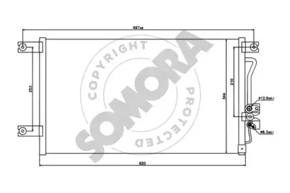 Конденсатор, кондиционер SOMORA купить