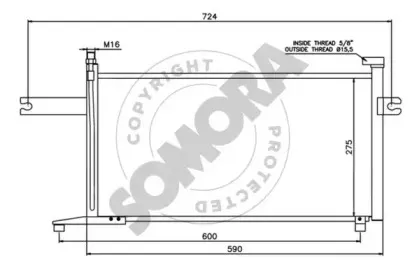 Конденсатор, кондиционер SOMORA купить
