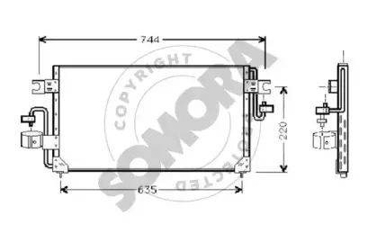 Конденсатор, кондиционер SOMORA купить