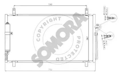 Конденсатор, кондиционер SOMORA купить