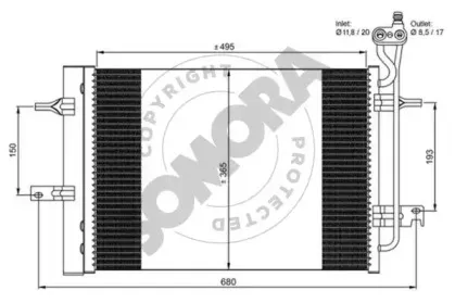 Конденсатор, кондиционер SOMORA купить