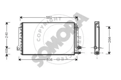 Конденсатор, кондиционер SOMORA купить