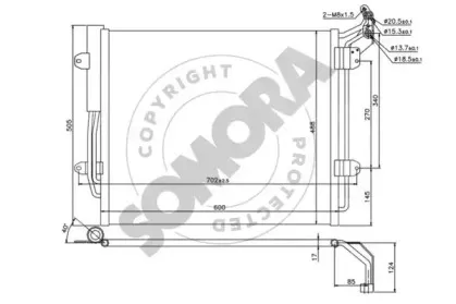 Конденсатор, кондиционер SOMORA купить