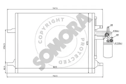 Конденсатор, кондиционер SOMORA купить