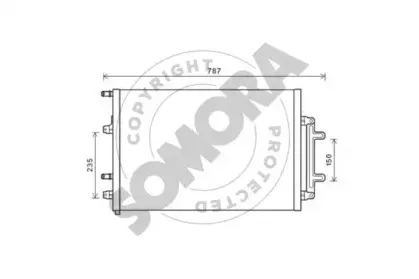 Радиатор, охлаждение двигателя SOMORA купить