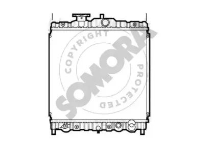 Радиатор, охлаждение двигателя SOMORA купить