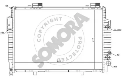 Радиатор, охлаждение двигателя SOMORA купить